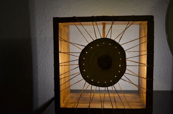 Dream catcher lamp